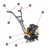 Benzin Rotationsgrubber 43cm